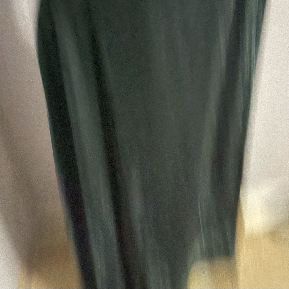 Soprano green velvet off the shoulder high low hem party dress wedding guest L - Picture 4 of 8